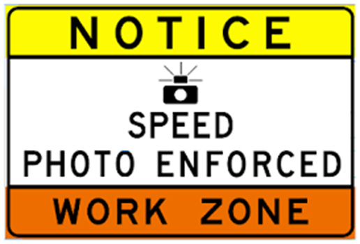 Electronic speed sign